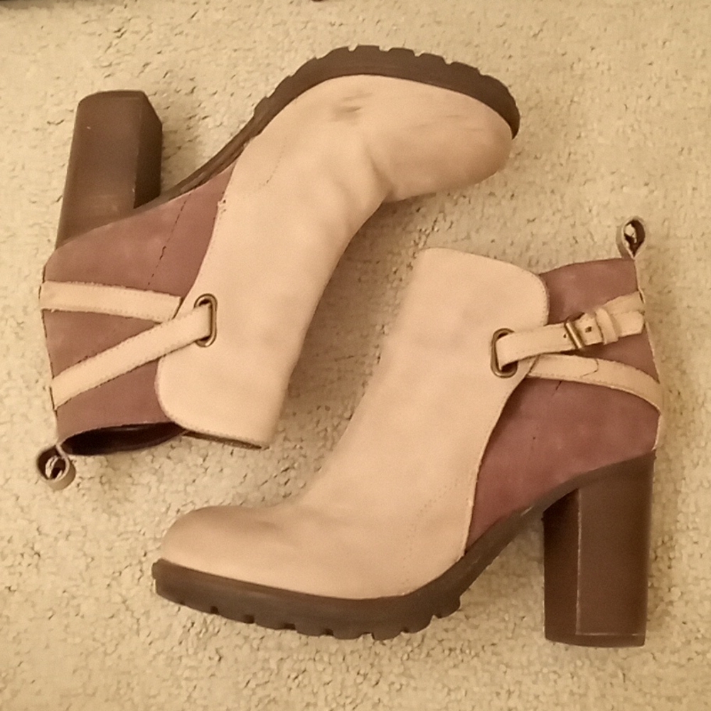 Rebels, suede and leather booties